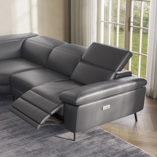 Natuzzi salon Coro met relaxfunctie - 0